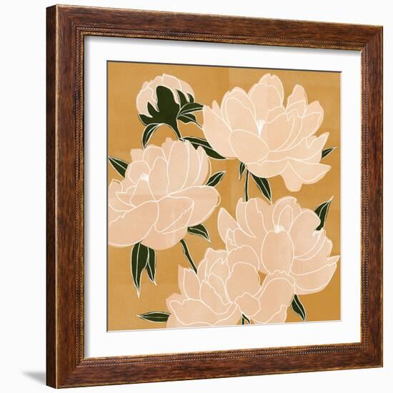 Modern Peonies I-Emma Scarvey-Framed Premium Giclee Print