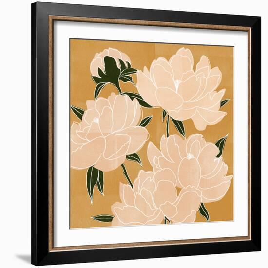 Modern Peonies I-Emma Scarvey-Framed Premium Giclee Print