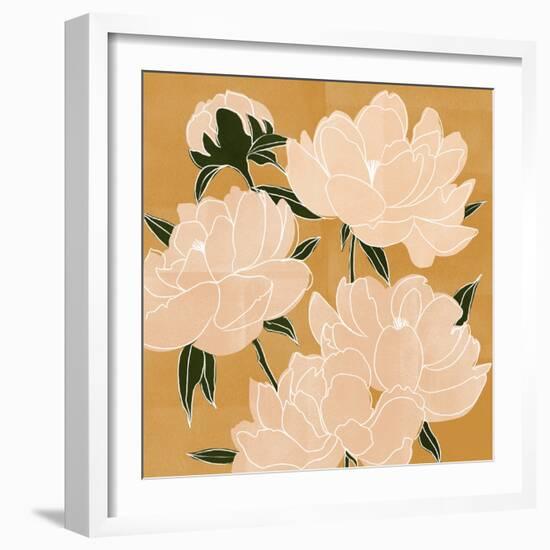 Modern Peonies I-Emma Scarvey-Framed Premium Giclee Print