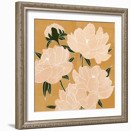 Modern Peonies I-Emma Scarvey-Framed Art Print