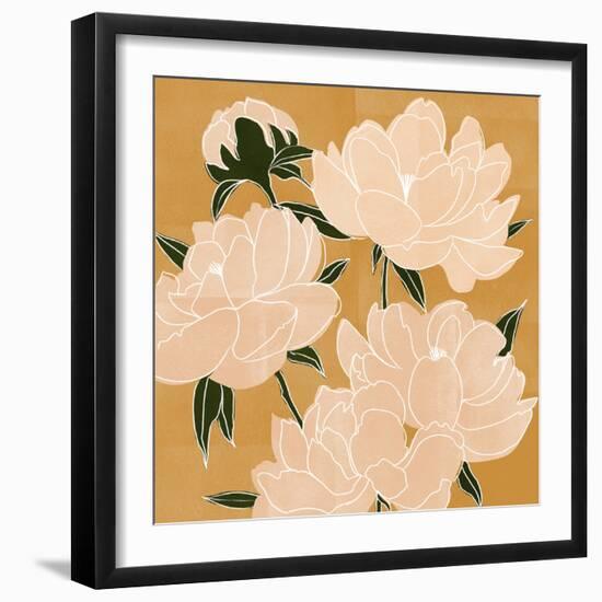 Modern Peonies I-Emma Scarvey-Framed Art Print