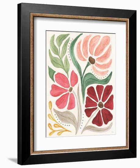 Modern Petals II-Veronique Charron-Framed Premium Giclee Print