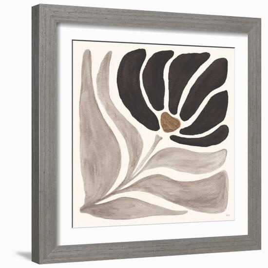 Modern Petals IV Neutral-Veronique Charron-Framed Premium Giclee Print