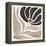 Modern Petals IV Neutral-Veronique Charron-Framed Stretched Canvas