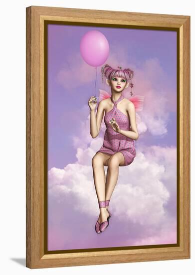 Modern Pixie-Atelier Sommerland-Framed Stretched Canvas