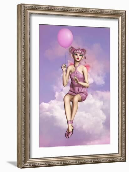 Modern Pixie-Atelier Sommerland-Framed Art Print