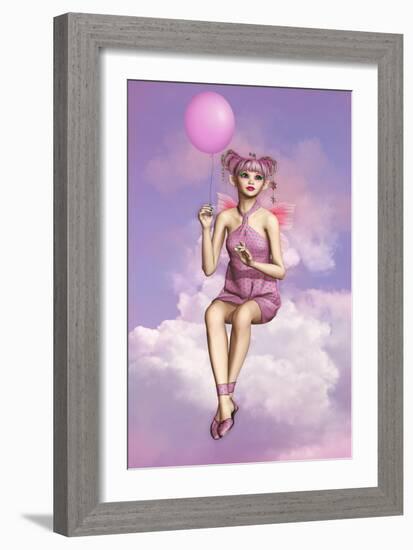 Modern Pixie-Atelier Sommerland-Framed Art Print