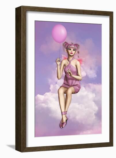 Modern Pixie-Atelier Sommerland-Framed Art Print