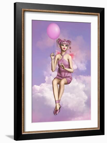 Modern Pixie-Atelier Sommerland-Framed Art Print