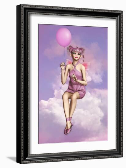 Modern Pixie-Atelier Sommerland-Framed Art Print