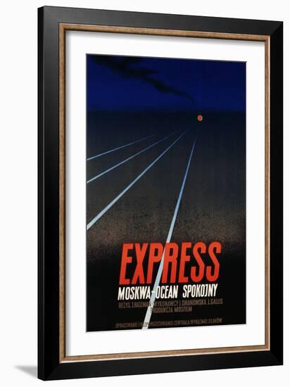 Modern Polish Poster for Express-null-Framed Giclee Print