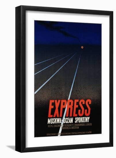 Modern Polish Poster for Express-null-Framed Giclee Print