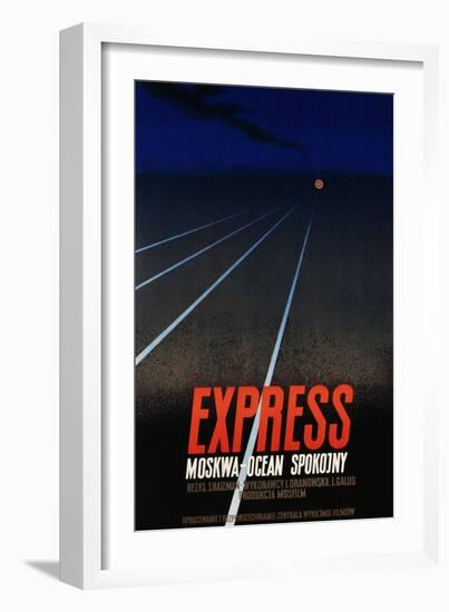 Modern Polish Poster for Express-null-Framed Giclee Print