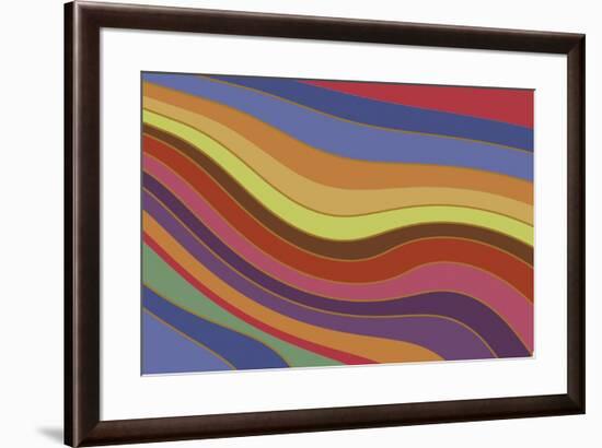 Modern Rainbow-Maria Trad-Framed Giclee Print