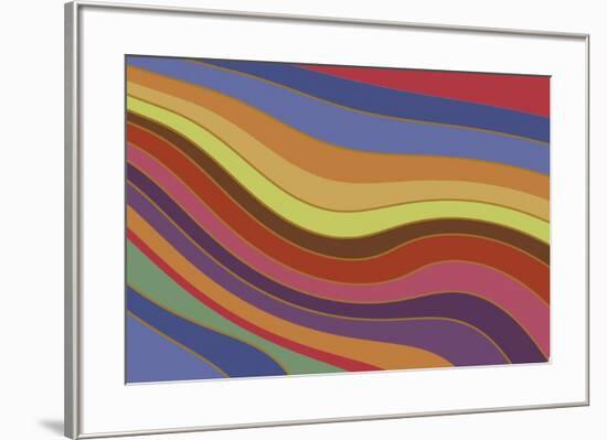 Modern Rainbow-Maria Trad-Framed Giclee Print