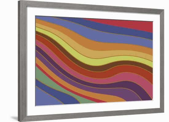 Modern Rainbow-Maria Trad-Framed Premium Giclee Print