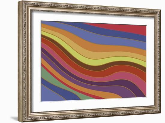 Modern Rainbow-Maria Trad-Framed Giclee Print