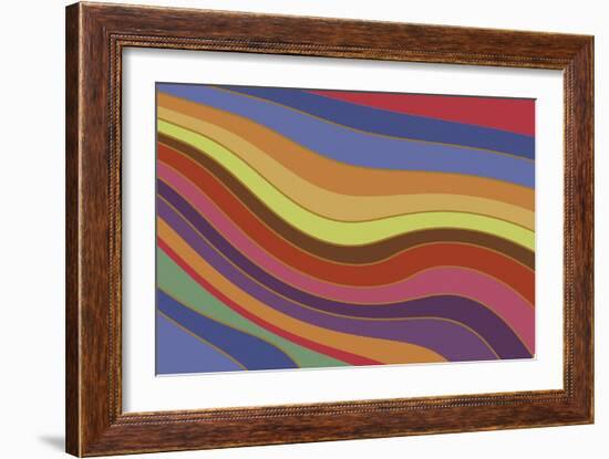 Modern Rainbow-Maria Trad-Framed Giclee Print