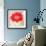 Modern Red-Irena Orlov-Framed Art Print displayed on a wall