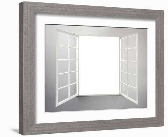 Modern Residential Window Open-ilker canikligil-Framed Art Print