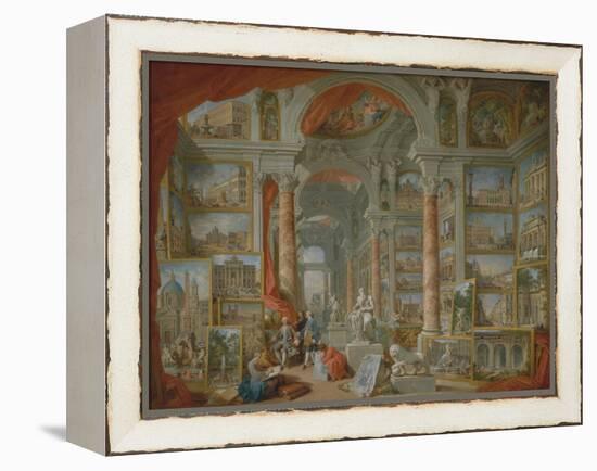 Modern Rome, 1757-Giovanni Paolo Pannini or Panini-Framed Premier Image Canvas