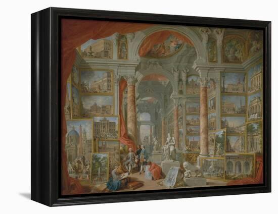 Modern Rome, 1757-Giovanni Paolo Pannini or Panini-Framed Premier Image Canvas