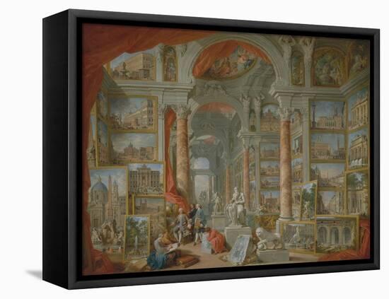 Modern Rome, 1757-Giovanni Paolo Pannini or Panini-Framed Premier Image Canvas
