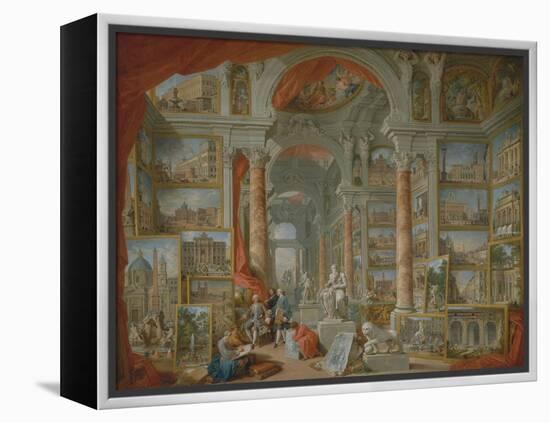 Modern Rome, 1757-Giovanni Paolo Pannini or Panini-Framed Premier Image Canvas