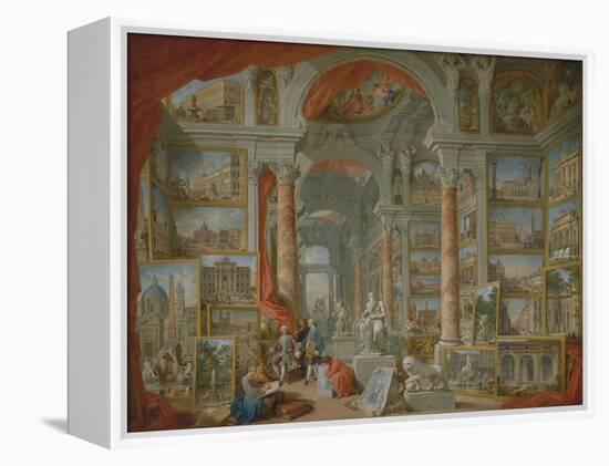 Modern Rome, 1757-Giovanni Paolo Pannini or Panini-Framed Premier Image Canvas