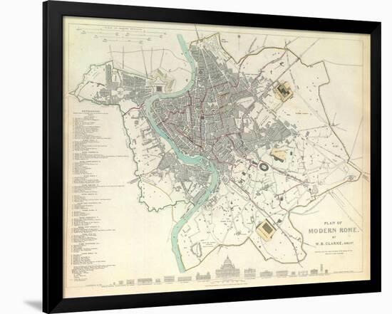 Modern Rome, c.1830-null-Framed Art Print