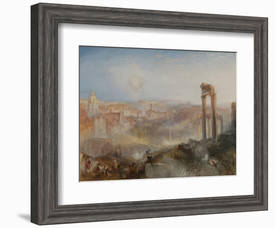 Modern Rome - Campo Vaccino, 1835-J. M. W. Turner-Framed Art Print