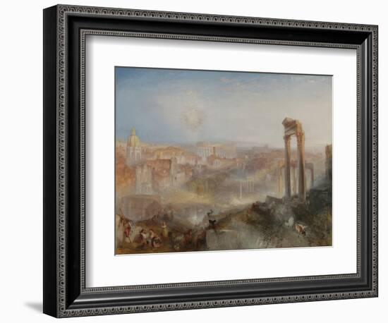 Modern Rome - Campo Vaccino, 1835-J. M. W. Turner-Framed Art Print