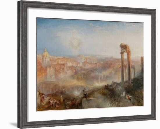 Modern Rome-Campo Vaccino-J. M. W. Turner-Framed Giclee Print