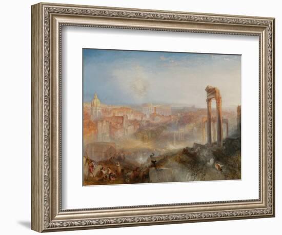 Modern Rome-Campo Vaccino-J. M. W. Turner-Framed Giclee Print