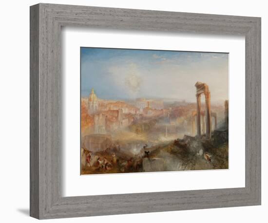 Modern Rome-Campo Vaccino-J. M. W. Turner-Framed Giclee Print