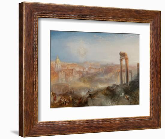 Modern Rome-Campo Vaccino-J. M. W. Turner-Framed Giclee Print
