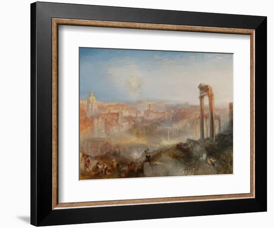 Modern Rome-Campo Vaccino-J. M. W. Turner-Framed Giclee Print