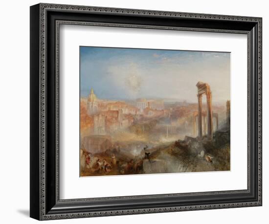 Modern Rome-Campo Vaccino-J. M. W. Turner-Framed Giclee Print