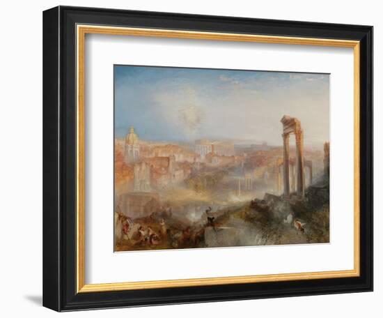 Modern Rome-Campo Vaccino-J. M. W. Turner-Framed Giclee Print