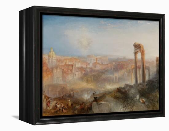 Modern Rome-Campo Vaccino-J. M. W. Turner-Framed Premier Image Canvas