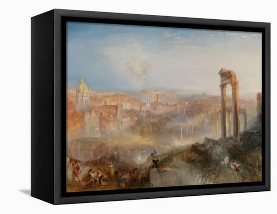 Modern Rome-Campo Vaccino-J. M. W. Turner-Framed Premier Image Canvas