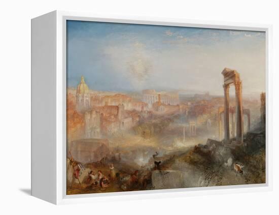 Modern Rome-Campo Vaccino-J. M. W. Turner-Framed Premier Image Canvas