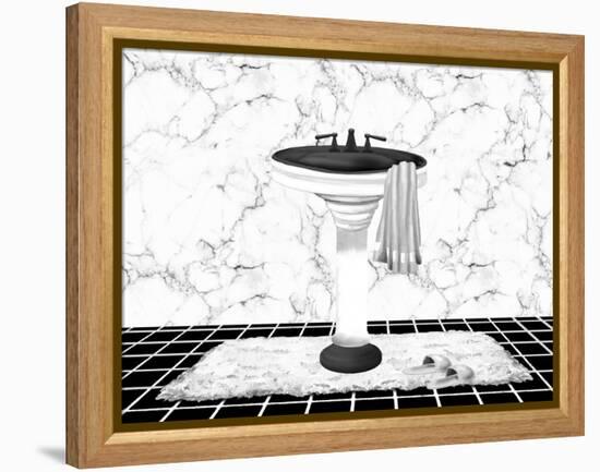 Modern Sink-Conrad Knutsen-Framed Stretched Canvas