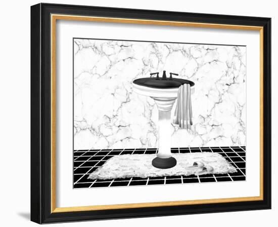 Modern Sink-Conrad Knutsen-Framed Art Print