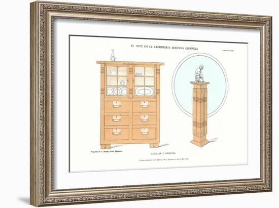 Modern Spanish Carpentry-null-Framed Art Print