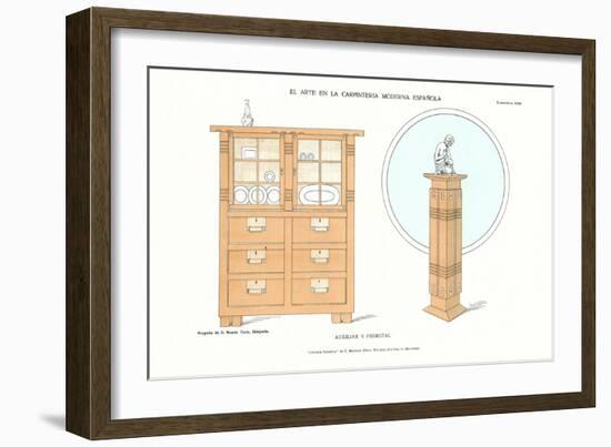 Modern Spanish Carpentry-null-Framed Art Print