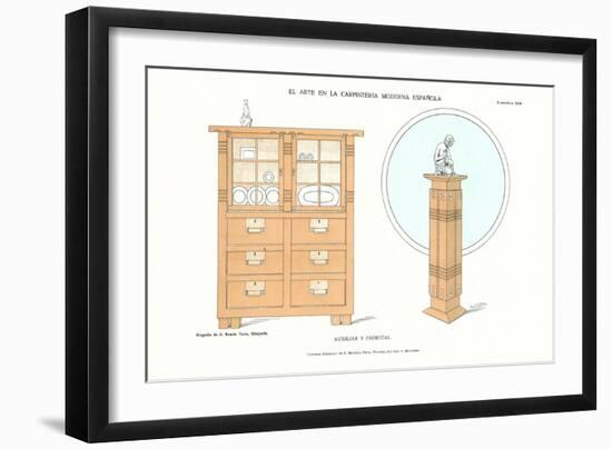 Modern Spanish Carpentry-null-Framed Art Print