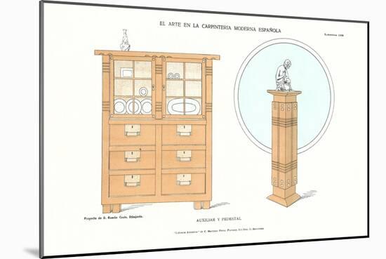 Modern Spanish Carpentry-null-Mounted Art Print