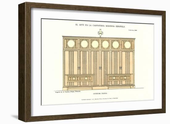 Modern Spanish Carpentry-null-Framed Premium Giclee Print