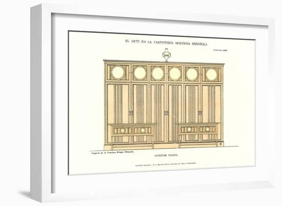 Modern Spanish Carpentry-null-Framed Premium Giclee Print